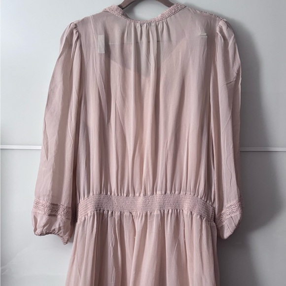 Joie Light Pink Dress 100% silk - Picture 4 of 8